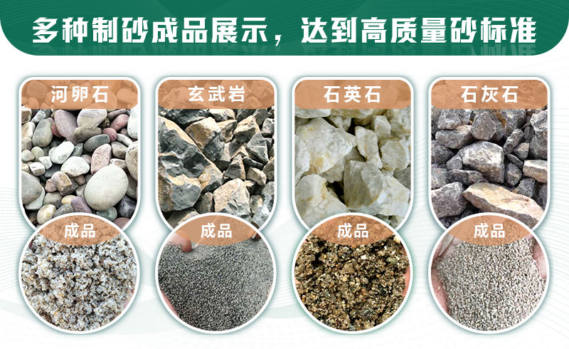 什么樣的石頭適合制砂？制沙生產(chǎn)線如何配置？